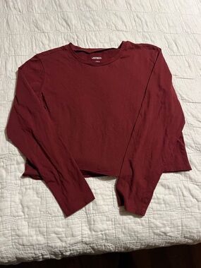 Wild Fable Long Sleeve Crop Top - Size L